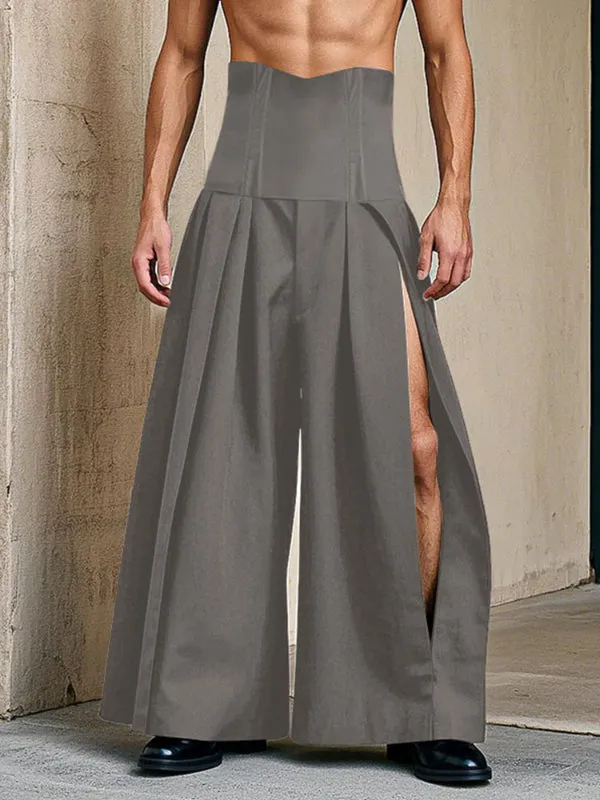 Mens Hollow-Out Casual High-Waisted Pant SKUL11905 sold by Incerunmen