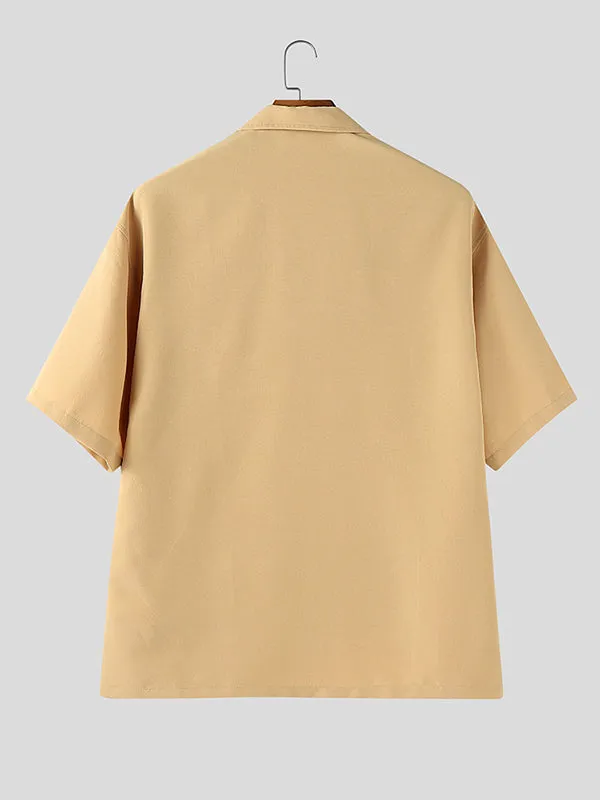 Mens Vacation Style Floral Print Short Sleeve Shirt SKUL06577 sold by Incerunmen product image thumbnail 5