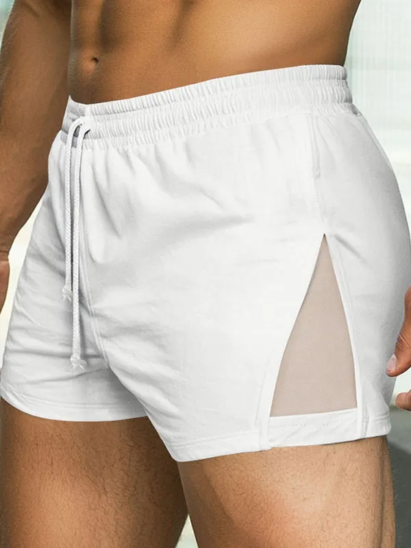 Mens Sheer Mesh Patchwork Casual Short SKUL15081 sold by Incerunmen product image thumbnail 2