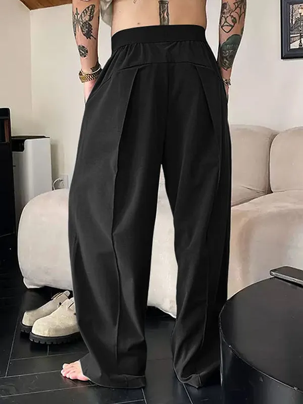 Mens Solid Color Loose Fit Colorblock Pant SKUL15088 sold by Incerunmen product image thumbnail 2