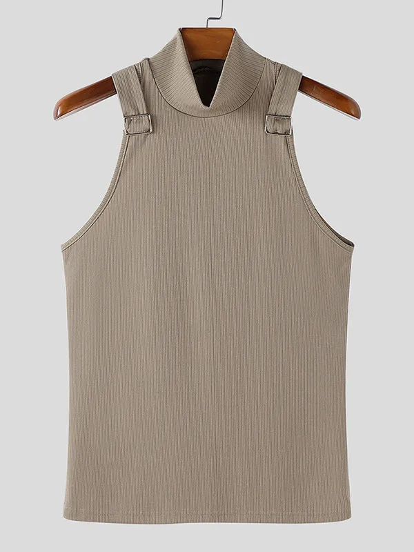 Mens Solid Color Slim-Fit Casual Tank SKUL13719 sold by Incerunmen product image thumbnail 4