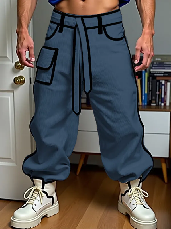 Mens Striped Colorblock Casual Pant SKUL20522 sold by Incerunmen product image thumbnail 4