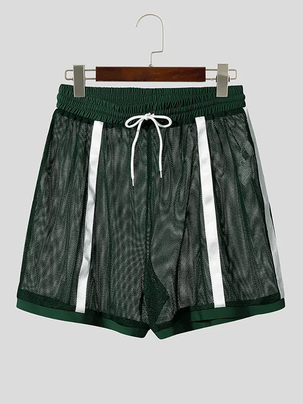 Mens Striped Hollow Out Casual Short SKUL12741 sold by Incerunmen product image thumbnail 4