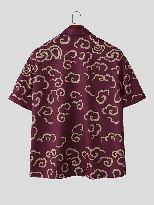 Mens Tiger Print Short Sleeve Shirt SKUL12868 sold by Incerunmen product image thumbnail 5