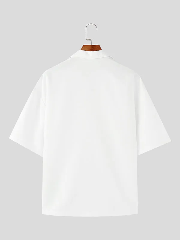 Mens Floral Print Short Sleeve Shirt SKUL06582 sold by Incerunmen product image thumbnail 5