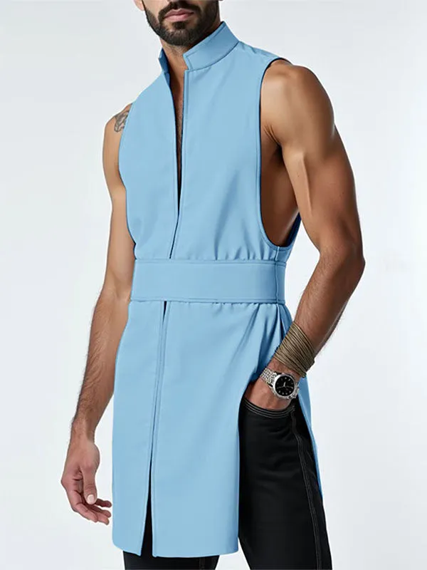 Mens Solid Color Long Hem Casual Tank SKUL07824 sold by Incerunmen product image thumbnail 3