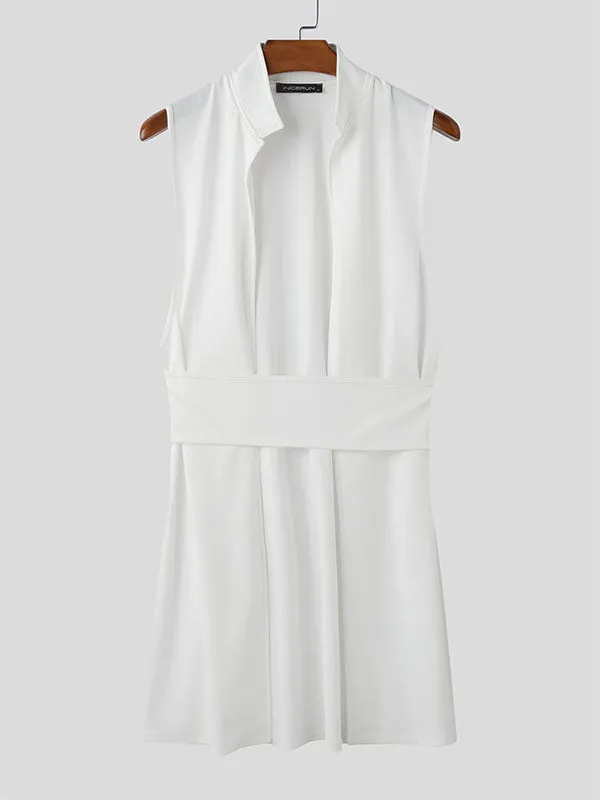 Mens Solid Color Long Hem Casual Tank SKUL07824 sold by Incerunmen product image thumbnail 4