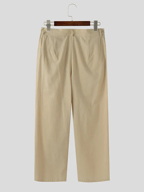 Mens Solid Color Casual Loose Pant SKUL09768 sold by Incerunmen product image thumbnail 4