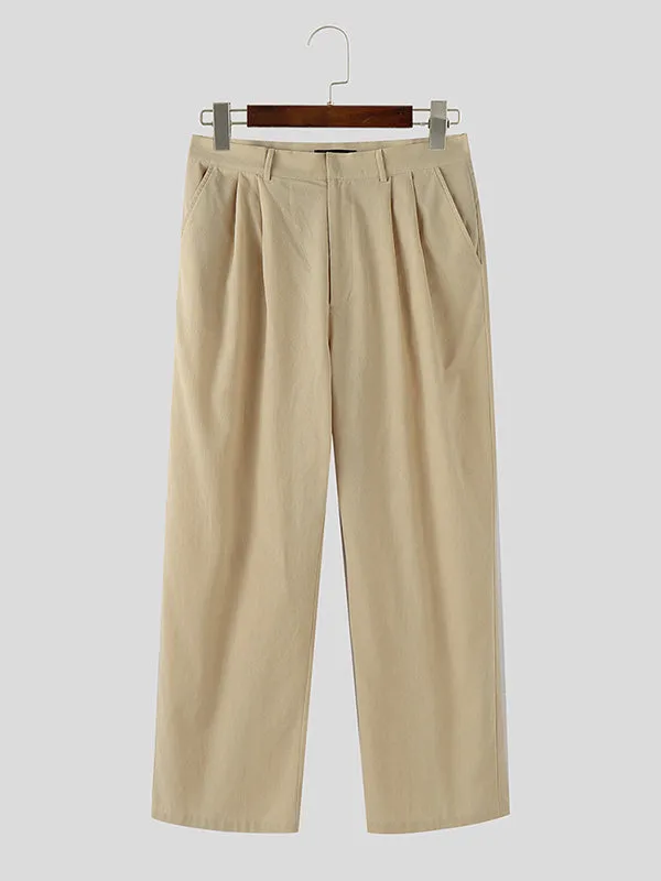 Mens Solid Color Casual Loose Pant SKUL09768 sold by Incerunmen product image thumbnail 3