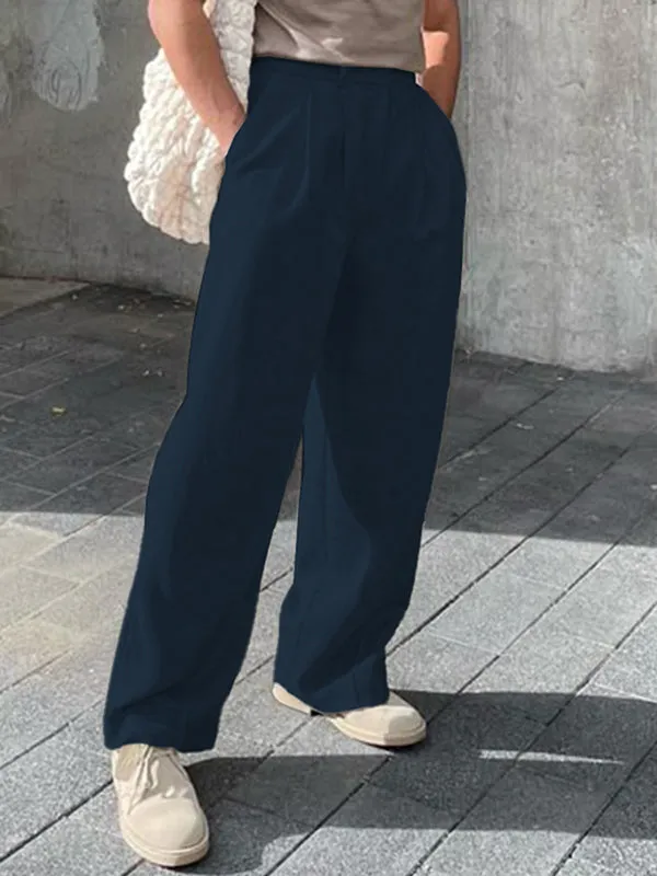 Mens Solid Color Casual Loose Pant SKUL09768 sold by Incerunmen product image thumbnail 2