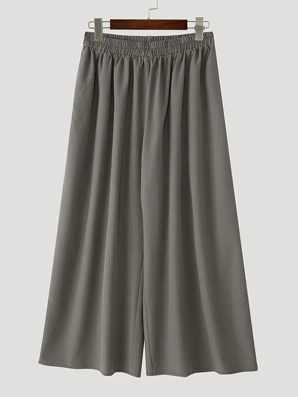 Mens Solid Color Ruched Casual Pant SKUL10602 sold by Incerunmen product image thumbnail 5