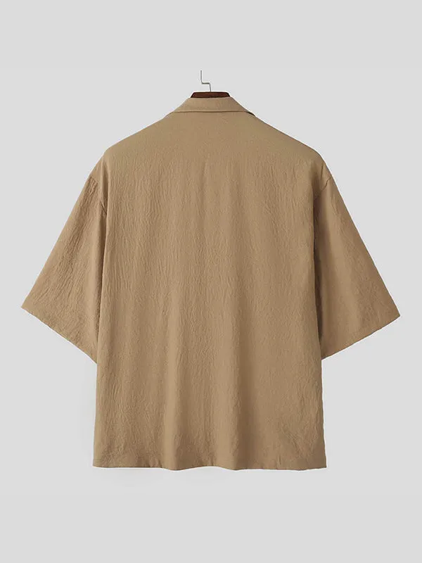 Mens Solid Textured Casual Blazer SKUL09686 sold by Incerunmen product image thumbnail 5