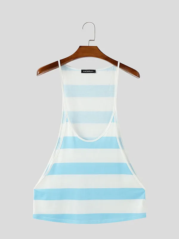 Mens Strap Stripe Casual Tank SKUL08505 sold by Incerunmen product image thumbnail 3