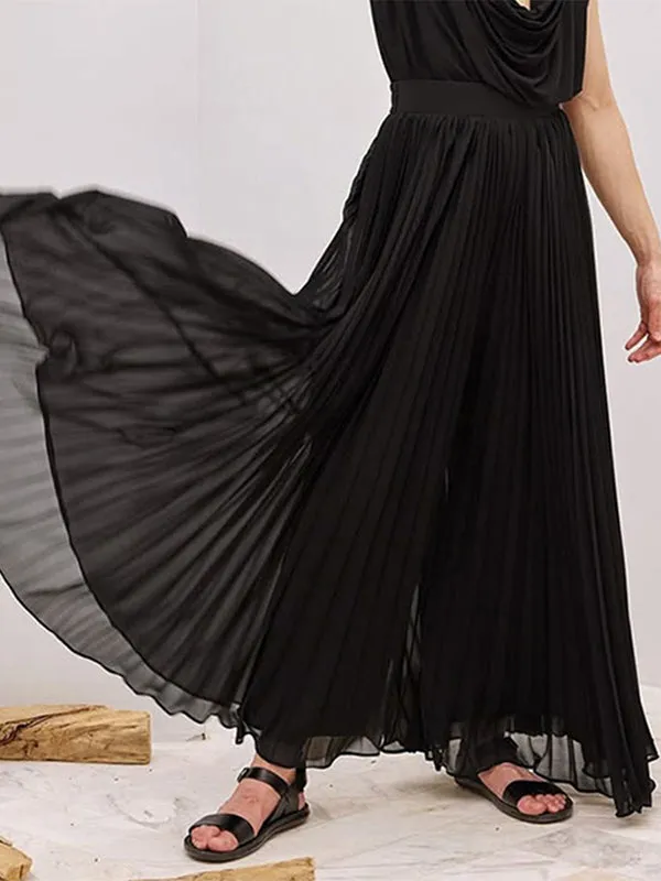 Mens Solid Color Crinkled Casual Pant SKUL05727 sold by Incerunmen