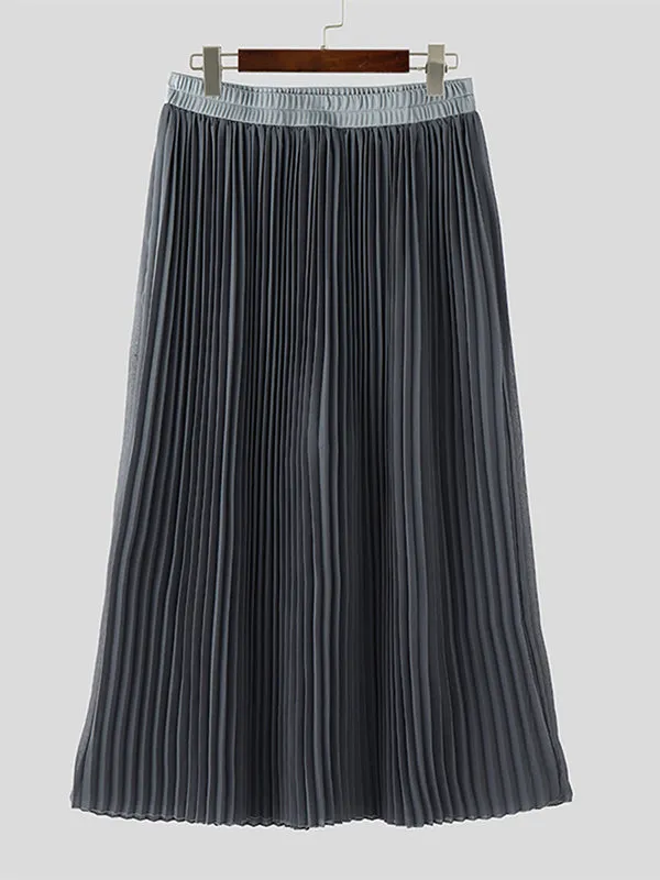 Mens Solid Color Crinkled Casual Pant SKUL05727 sold by Incerunmen product image thumbnail 5