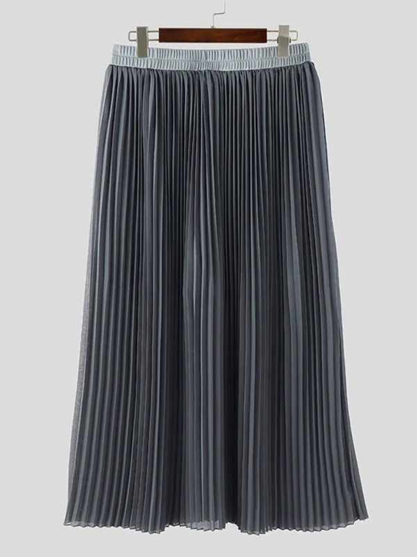 Mens Solid Color Crinkled Casual Pant SKUL05727 sold by Incerunmen product image thumbnail 4