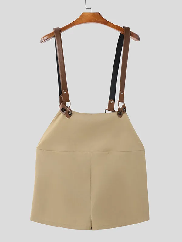 Mens Solid Color Pocket Belted Jumpsuit SKUL04992 sold by Incerunmen product image thumbnail 5