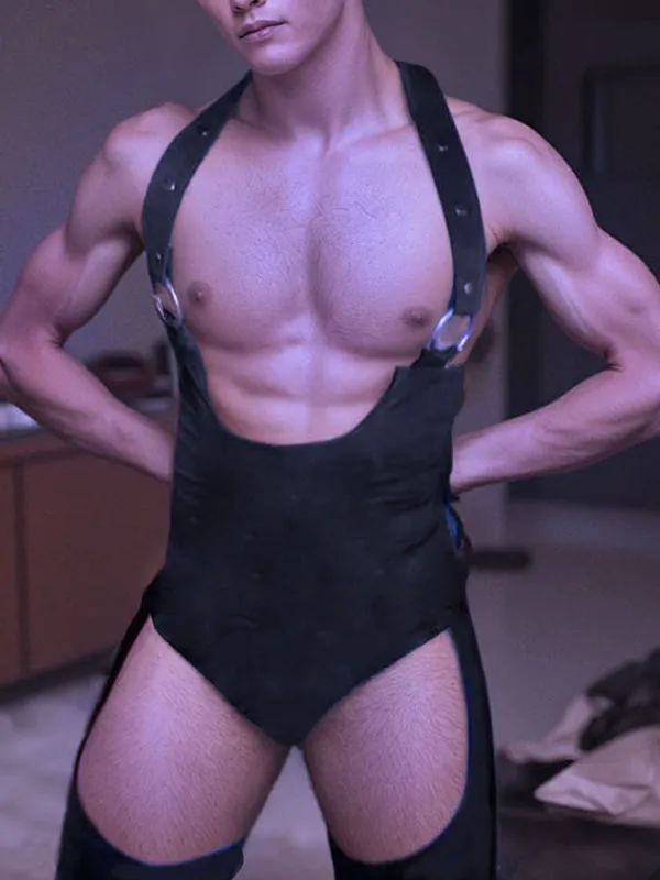 Mens Sexy Cutout Fitted Sleeveless Bodysuit SKUL03644 sold by Incerunmen