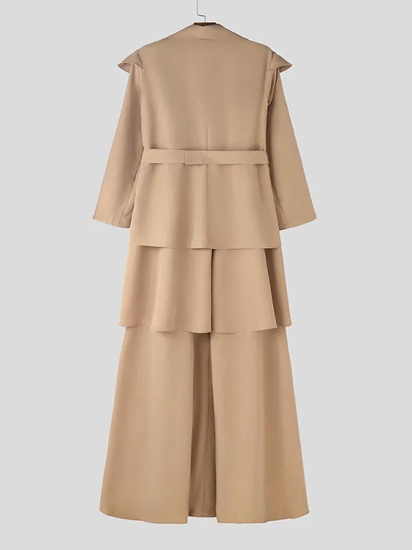 Mens Ruffled Hem Casual Long Sleeve Blazer SKUL04323 sold by Incerunmen product image thumbnail 5