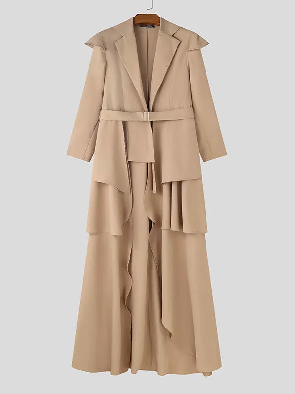 Mens Ruffled Hem Casual Long Sleeve Blazer SKUL04323 sold by Incerunmen product image thumbnail 4