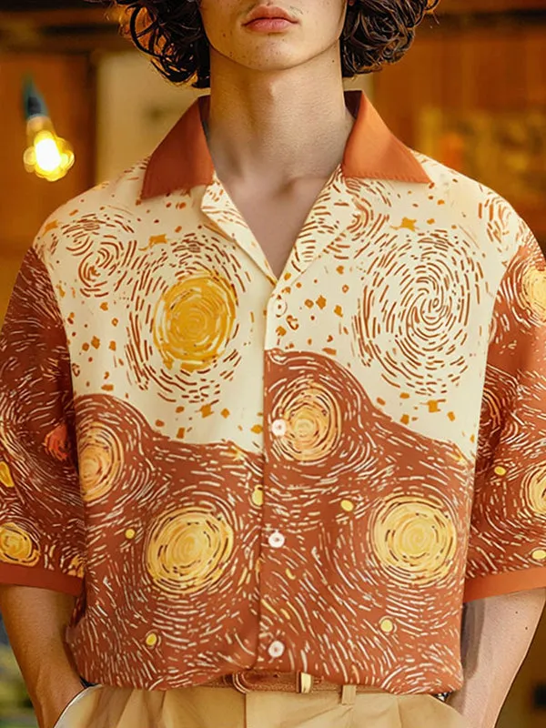 Mens Star Print Casual Shirt SKUL02373 sold by Incerunmen product image thumbnail 3