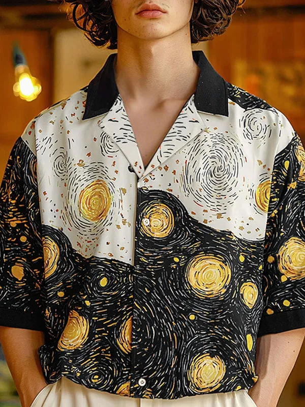 Mens Star Print Casual Shirt SKUL02373 sold by Incerunmen product image thumbnail 2