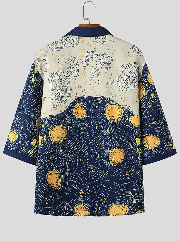 Mens Star Print Casual Shirt SKUL02373 sold by Incerunmen product image thumbnail 5