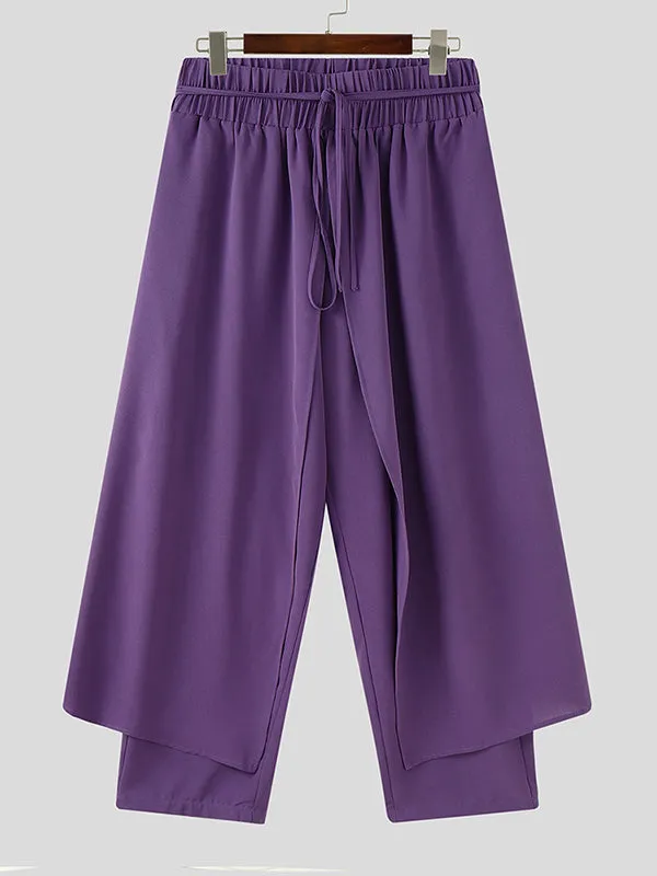 Mens Irregular Pleated Casual Long Pant SKUL04377 sold by Incerunmen product image thumbnail 4