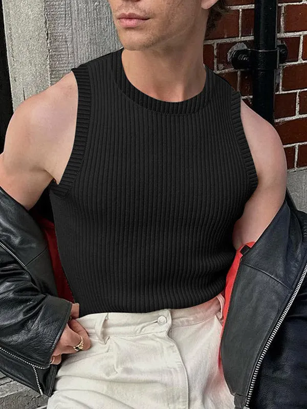 Mens Solid Color Casual Tank SKUL01324 sold by Incerunmen