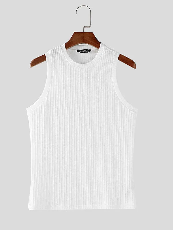 Mens Solid Color Casual Tank SKUL01324 sold by Incerunmen product image thumbnail 4