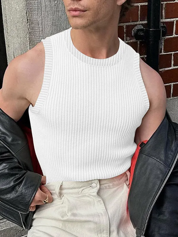 Mens Solid Color Casual Tank SKUL01324 sold by Incerunmen product image thumbnail 2