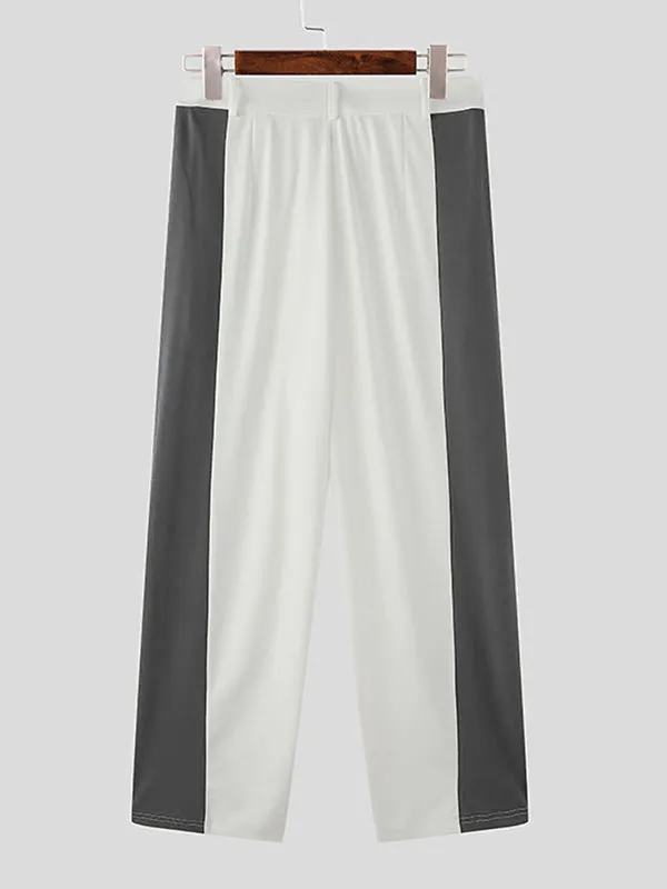 Mens Color-Block Panel Casual Long Pant SKUK86864 sold by Incerunmen product image thumbnail 5