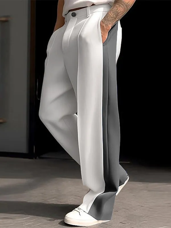 Mens Color-Block Panel Casual Long Pant SKUK86864 sold by Incerunmen product image thumbnail 3