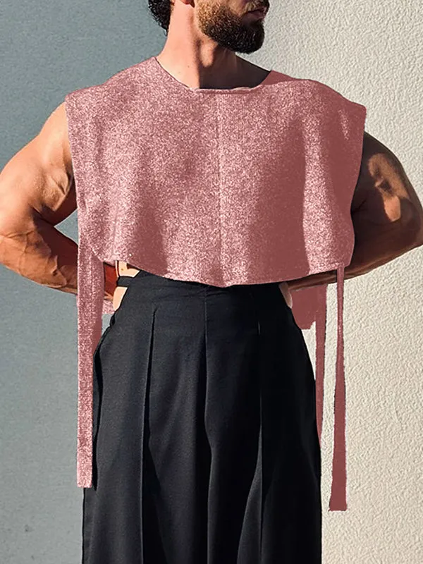 Mens Solid Textured Cropped Tank SKUK89234 sold by Incerunmen product image thumbnail 5