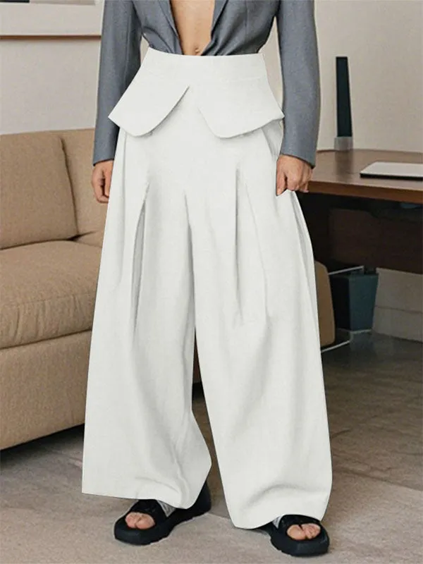 Mens Solid Color Casual High-Waisted Pant SKUK97048 sold by Incerunmen