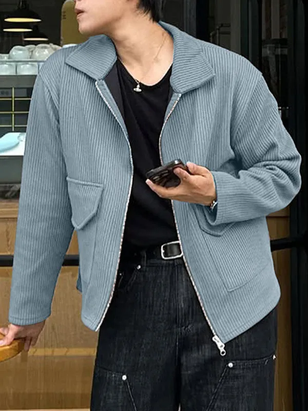 Mens Striped Textured Long Sleeve Cardigan SKUK98842 sold by Incerunmen product image thumbnail 3