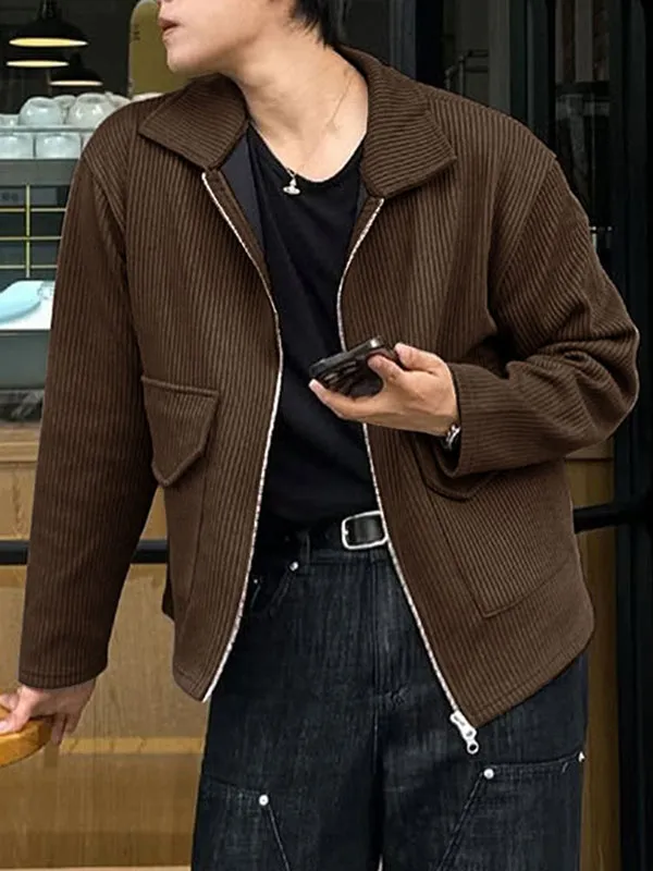 Mens Striped Textured Long Sleeve Cardigan SKUK98842 sold by Incerunmen product image thumbnail 5