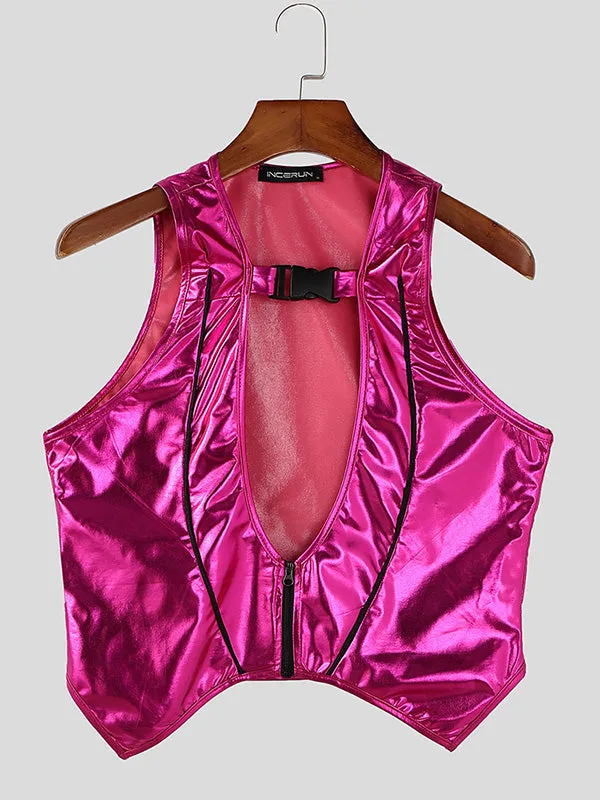 Mens Sexy Hollow-Out Sleeveless Tank SKUK95497 sold by Incerunmen product image thumbnail 4