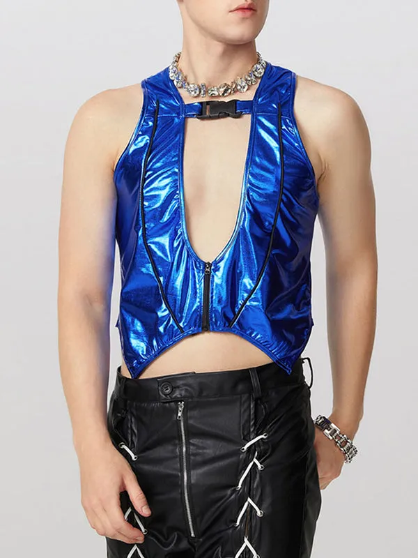 Mens Sexy Hollow-Out Sleeveless Tank SKUK95497 sold by Incerunmen product image thumbnail 2