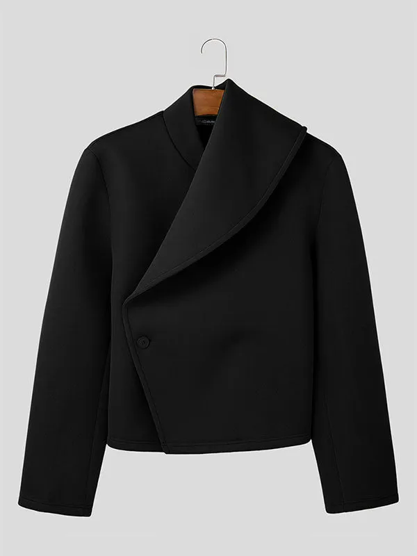 Mens Solid Color Casual Long Sleeve Jacket SKUK95555 sold by Incerunmen product image thumbnail 2