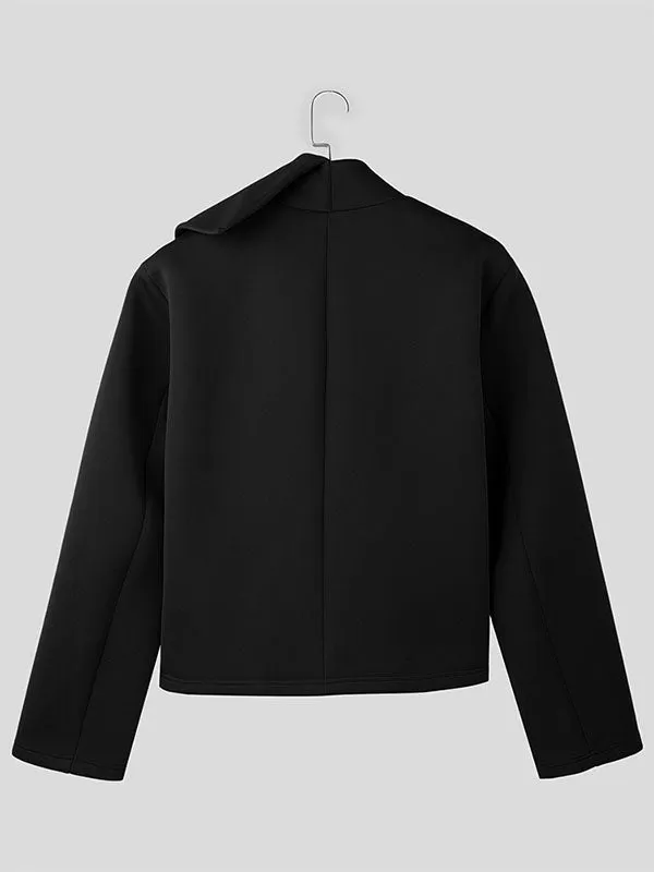 Mens Solid Color Casual Long Sleeve Jacket SKUK95555 sold by Incerunmen product image thumbnail 3