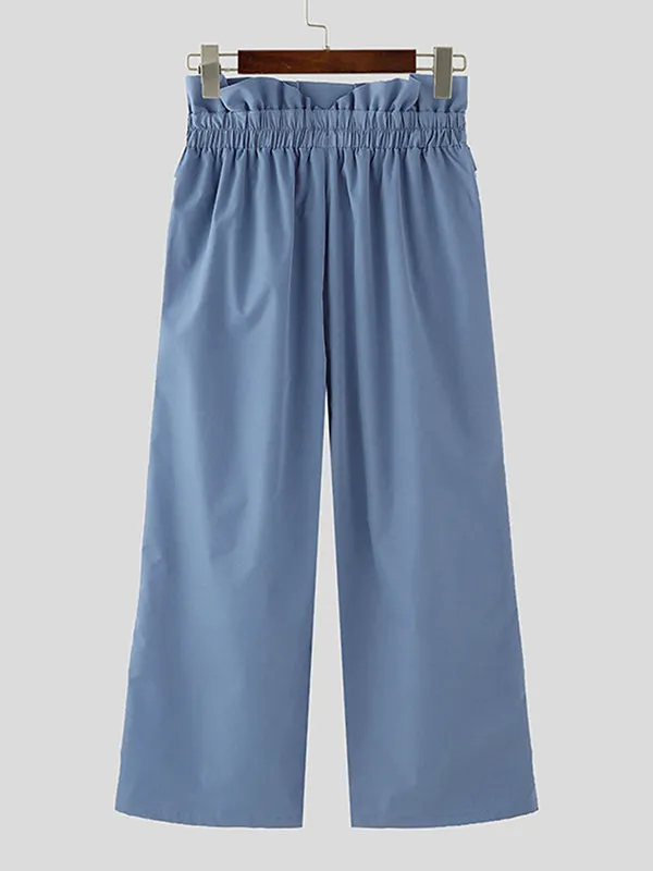 Mens Loose-Fit High-Waist Wide-Leg Pant SKUK94139 sold by Incerunmen product image thumbnail 5