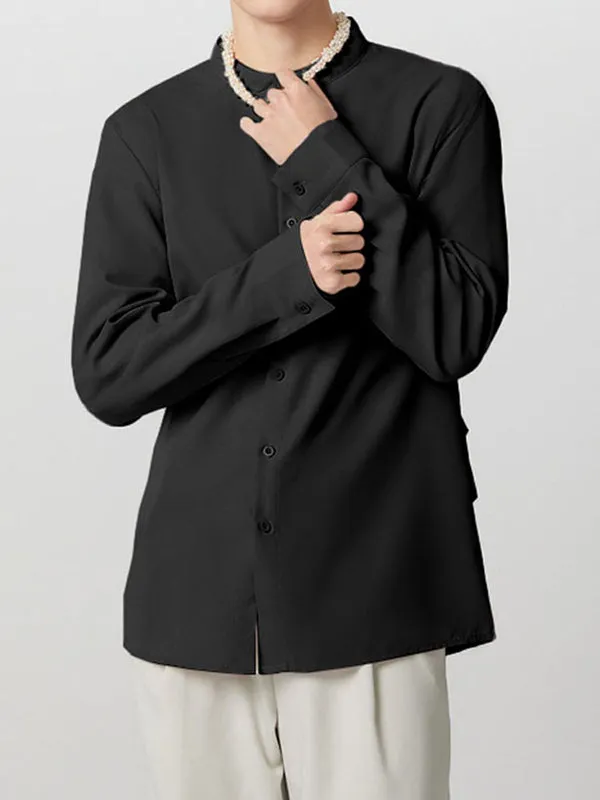 Mens Bow Tie Backless Long Sleeve Shirt SKUK95687 sold by Incerunmen product image thumbnail 2