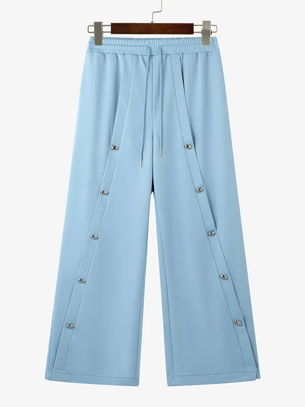 Mens Metal Buckle Paneled Casual Pant SKUK91687 sold by Incerunmen product image thumbnail 4