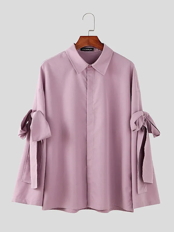 Mens Bow Decoration Long-Sleeve Shirt SKUK94601 sold by Incerunmen product image thumbnail 4