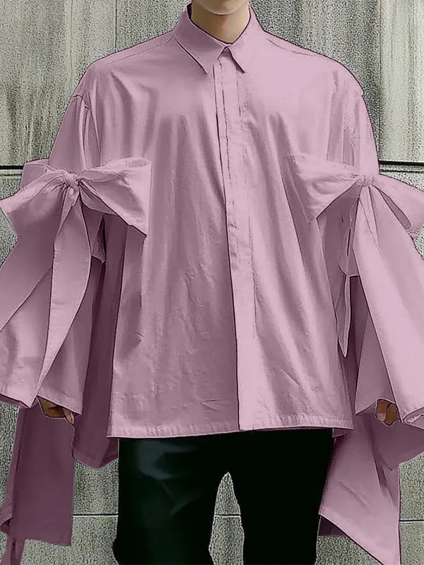 Mens Bow Decoration Long-Sleeve Shirt SKUK94601 sold by Incerunmen product image thumbnail 3