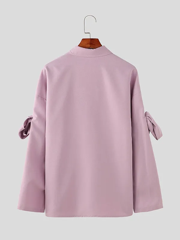 Mens Bow Decoration Long-Sleeve Shirt SKUK94601 sold by Incerunmen product image thumbnail 5