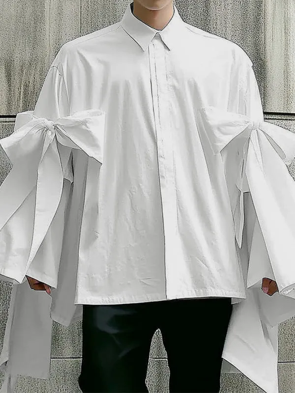 Mens Bow Decoration Long-Sleeve Shirt SKUK94601 sold by Incerunmen product image thumbnail 2