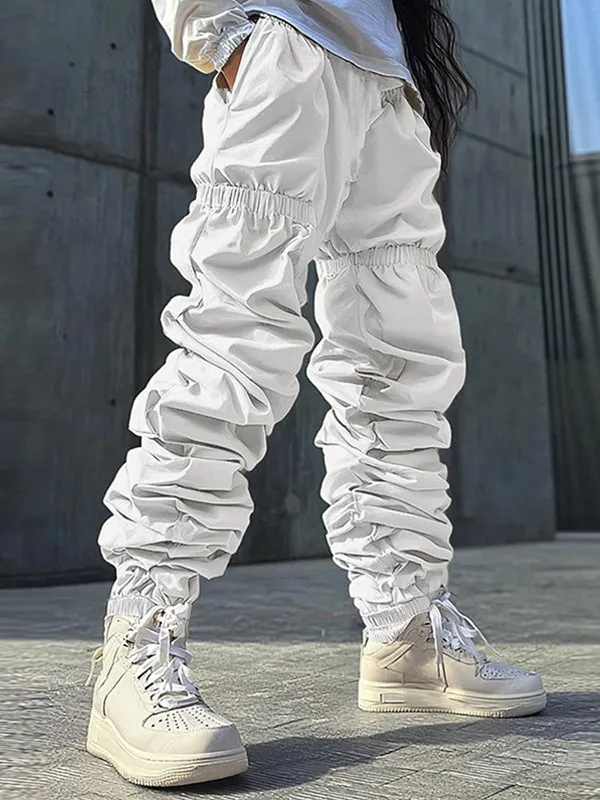 Mens Wrinkled Color-Block Long Pant SKUK88046 sold by Incerunmen product image thumbnail 2