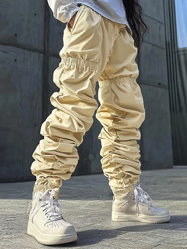 Mens Wrinkled Color-Block Long Pant SKUK88046 sold by Incerunmen product image thumbnail 3